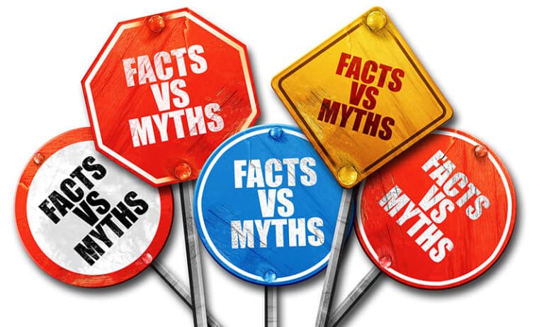 facts vs myths, 3D rendering