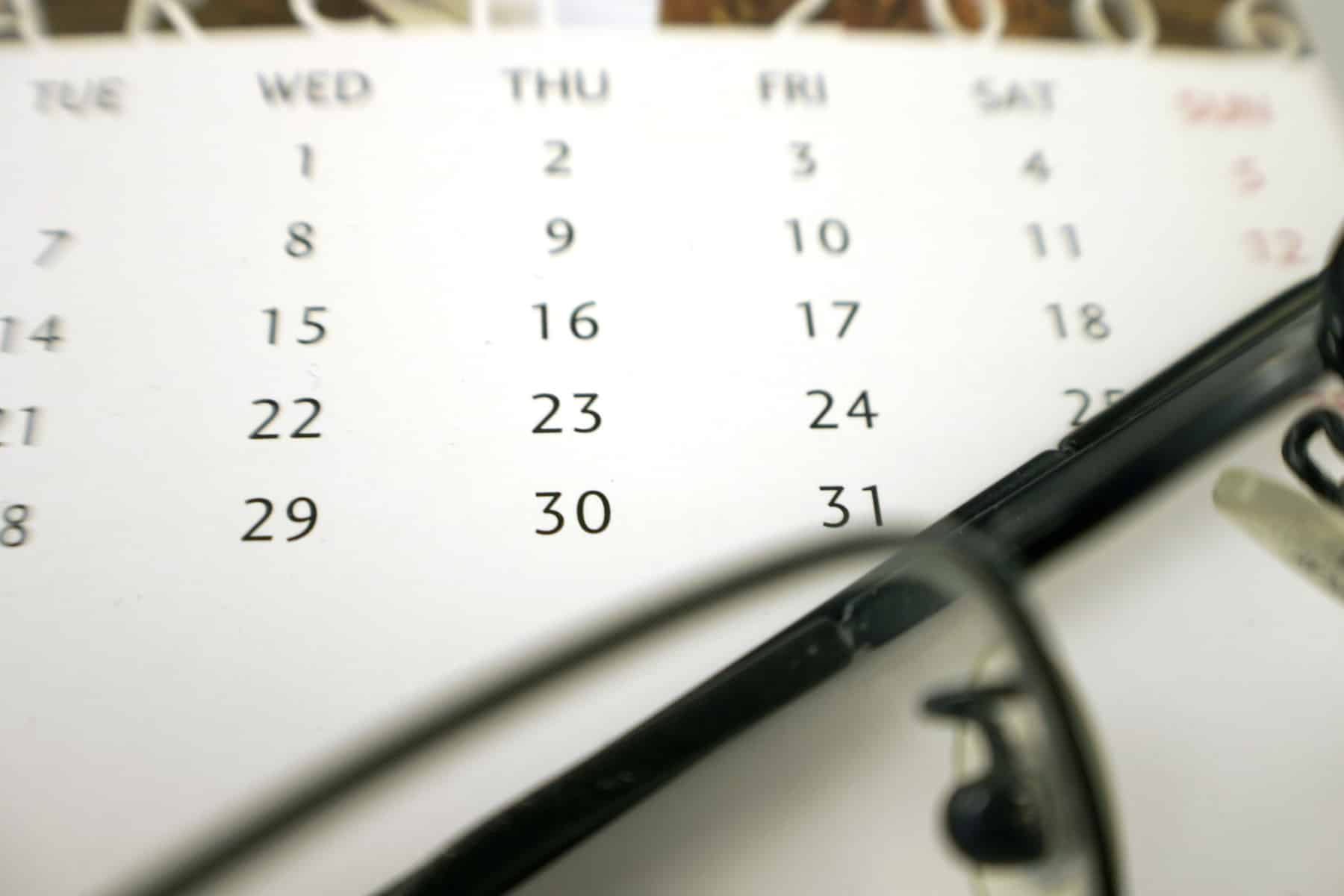 Calendar image