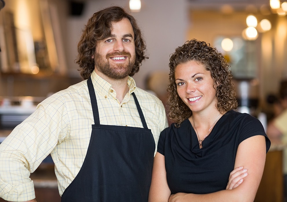 Happy Coffee Shop Owners