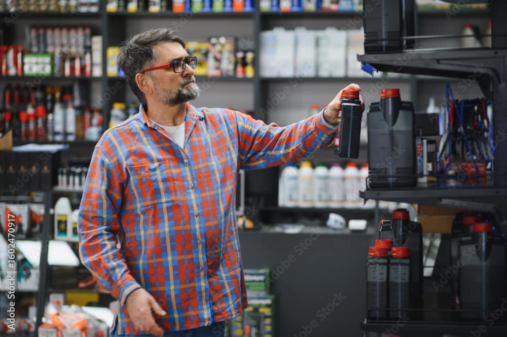Man in store