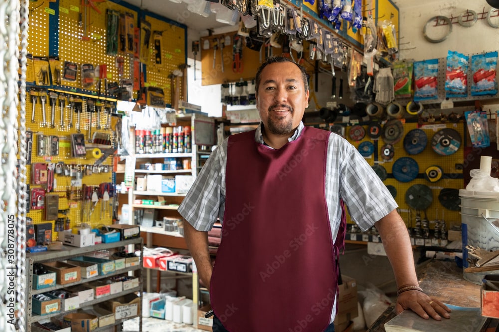 Man in store